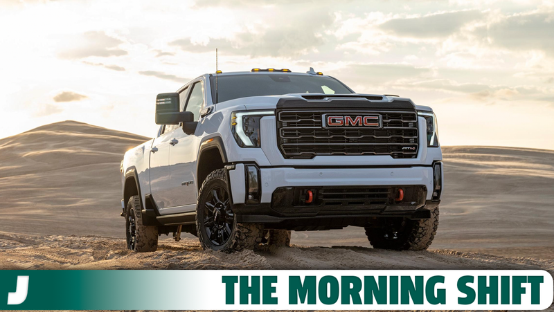 A white 2023 GMC Sierra 2500 HD.