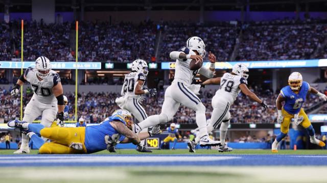 Monday Night Football: Dallas Cowboys edge past Los Angeles Chargers, 20-17