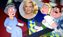 <p>Blanchett got her first nomination playing Queen Elizabeth I in the 1998 epic <i>Elizabeth</i>. So it only made sense for her to provide the voice for Queen Elizabeth II in a 2012 episode of <i>Family Guy</i>. <i>(Photo: Fox)</i></p>