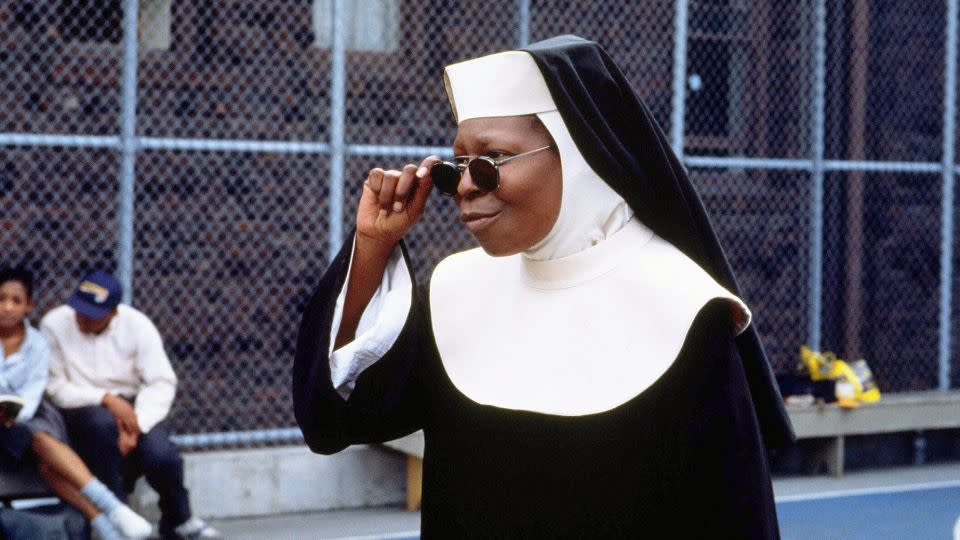 The "Sister Act" franchise, which stars Whoopi Goldberg as a lounge singer posing as a nun, will reportedly return for a third film, though no release date has been specified. - Suzanne Hanover/Touchstone/Kobal/Shutterstock