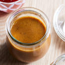 <p>Sweet balsamic vinegar combines with strawberry preserves and Greek yogurt to make this bold and fruity dressing, perfect for salads with sturdy greens like spinach and romaine.</p>