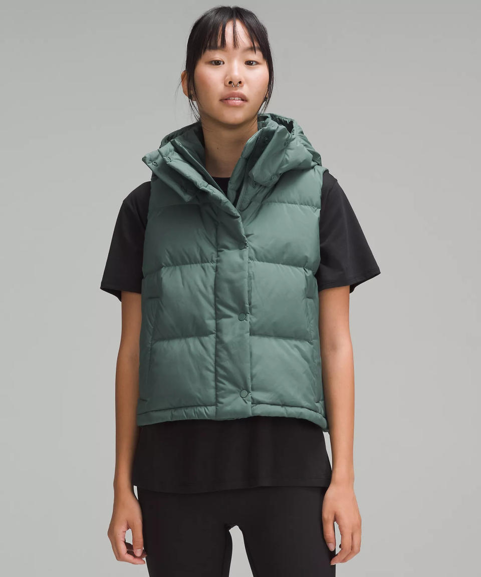 Wunder Puff Cropped Vest (Photo via Lululemon)