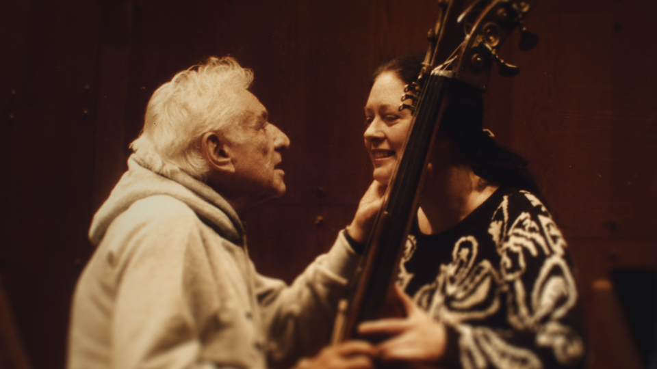 Leonard Bernstein with Orin O'Brien