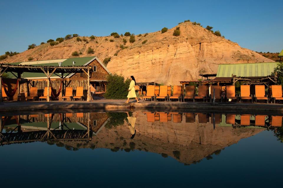 The pool at Ojo Caliente Mineral Springs Resort &amp; Spa