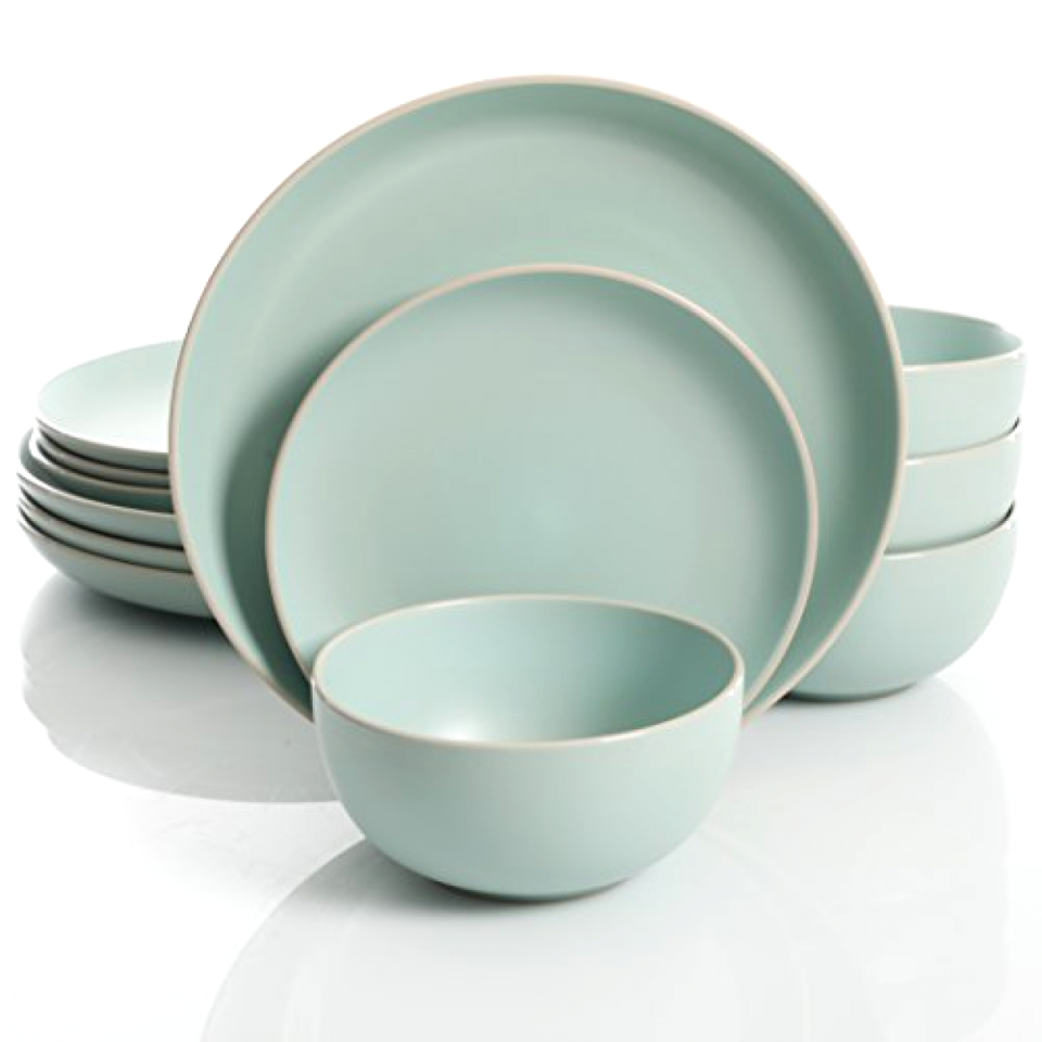 12 Pc Dinnerware Set Stoneware Service for 4 (Photo: Walmart)