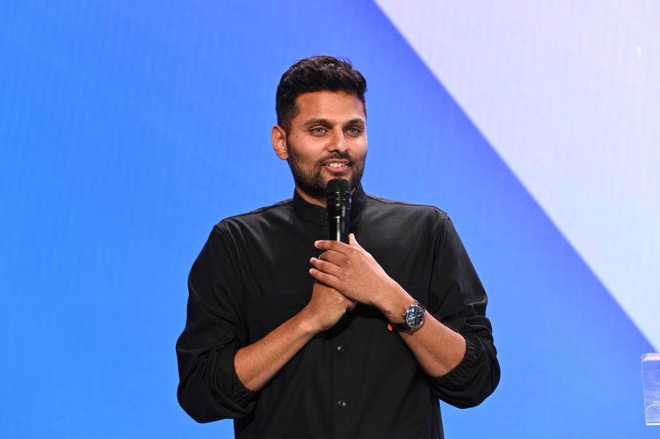 LOS ANGELES, CALIFORNIA - DECEMBER 09: Jay Shetty attends the 2019 Streamys Social Good Awards at YouTube Space LA on December 09, 2019 in Los Angeles, California. (Photo by Andrew Toth/Getty Images for Streamy Awards)
