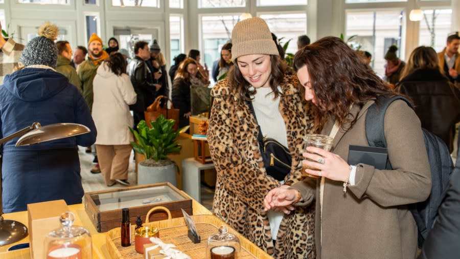 Shinola celebrated the grand opening of its new Grand Rapids retail location with a ribbon-cutting ceremony. (Courtesy Bryan Esler Photo & Shinola)