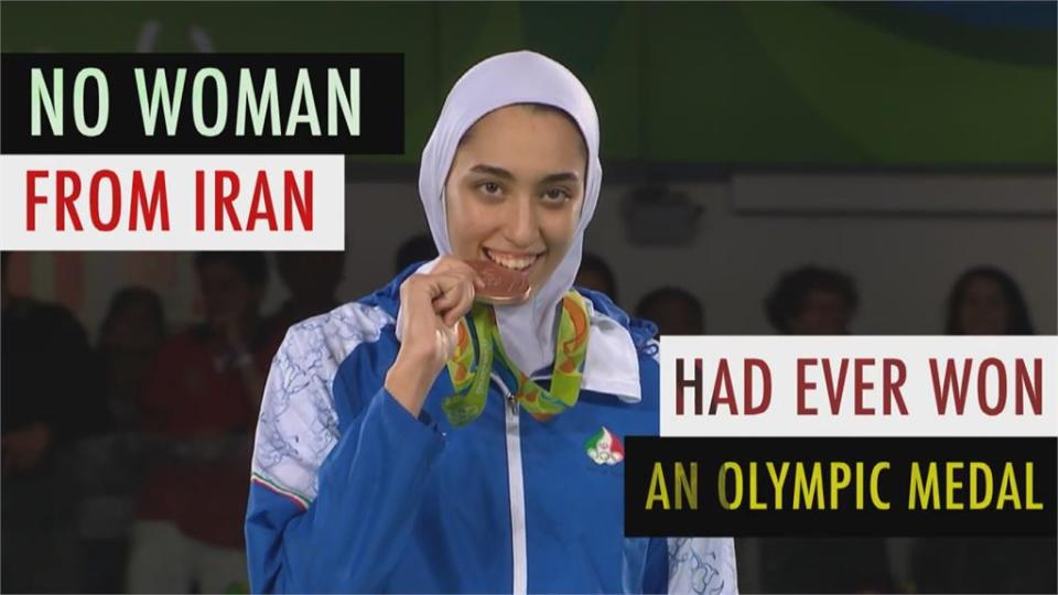 伊朗首位跆拳道女將 棄國籍加入奧運難民隊