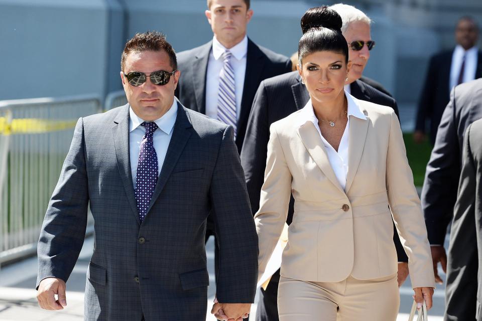 As time passed on Joe's sentence — with Teresa <a href="https://people.com/celebrity/teresa-giudice-first-year-joe-giudice-prison/" rel="nofollow noopener" target="_blank" data-ylk="slk:speaking out about;elm:context_link;itc:0;sec:content-canvas" class="link ">speaking out about</a> how tough life is without him, and the couple's <a href="https://people.com/tv/teresa-giudice-joe-bankruptcy-case-dismissed/" rel="nofollow noopener" target="_blank" data-ylk="slk:bankruptcy case dismissed;elm:context_link;itc:0;sec:content-canvas" class="link ">bankruptcy case dismissed</a> — <a href="https://people.com/tv/joe-giudice-will-be-deported-italy-after-prison/" rel="nofollow noopener" target="_blank" data-ylk="slk:shocking news came;elm:context_link;itc:0;sec:content-canvas" class="link ">shocking news came</a> to the family in October 2018 when a judge ruled that Joe would be deported when he finished his prison sentence in 2019. Even though Giudice has lived in America since he was a child, <a href="https://people.com/tv/why-joe-giudice-being-deported/" rel="nofollow noopener" target="_blank" data-ylk="slk:he never obtained American citizenship;elm:context_link;itc:0;sec:content-canvas" class="link ">he never obtained American citizenship</a>, and immigrants can be deported from the United States if they are convicted of “a crime of moral turpitude” or an “aggravated felony,” according to U.S. law. He appealed the deportation ruling, but in April 2019, the Board of Immigration Appeals <a href="https://people.com/tv/joe-giudice-deportation-appeal-denied-ice-rhonj/" rel="nofollow noopener" target="_blank" data-ylk="slk:denied his request;elm:context_link;itc:0;sec:content-canvas" class="link ">denied his request</a>. His deportation was temporarily delayed and in May 2019, <a href="https://people.com/tv/teresa-giudice-husband-joe-granted-approval-stay-usa-amid-deportation-battle/" rel="nofollow noopener" target="_blank" data-ylk="slk:a judge ruled that he could stay in the United States;elm:context_link;itc:0;sec:content-canvas" class="link ">a judge ruled that he could stay in the United States</a> as the legal battle continued. During January’s <em>RHONJ</em> reunion, <a href="https://people.com/tag/teresa-giudice" rel="nofollow noopener" target="_blank" data-ylk="slk:Teresa;elm:context_link;itc:0;sec:content-canvas" class="link ">Teresa</a> seemed optimistic when asked about the possibility that her husband would be sent back to Italy — and implied she’d move there with him. However, she ultimately said they will go their separate ways if and when he is deported. “I’m not doing a long distance relationship. I’m not doing it,” Teresa told Andy Cohen. “I want somebody with me every day.” “I know exactly what happens — I’m sure he’ll be with other women. It happens,” <a href="https://people.com/tv/teresa-giudice-confirms-shell-split-from-husband-joe-if-hes-deported-its-not-going-to-work/" rel="nofollow noopener" target="_blank" data-ylk="slk:she added, also citing her daughters' busy lives in New Jersey.;elm:context_link;itc:0;sec:content-canvas" class="link ">she added, also citing her daughters' busy lives in New Jersey.</a> “You do the long-distance thing, it’s not going to work. I’d be like, ‘Bye bye.' "