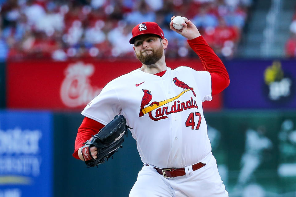 德州遊騎兵為了補強先發投手，決定和聖路易紅雀交易Jordan Montgomery。（MLB Photo by Scott Kane/Getty Images）