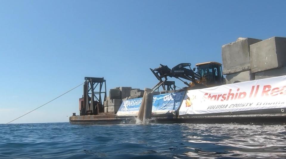 This transport will help marine life in habitats off the coast of eastern Florida.