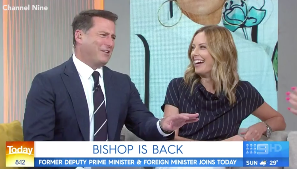 Today show Karl stefanovic and allison langdon