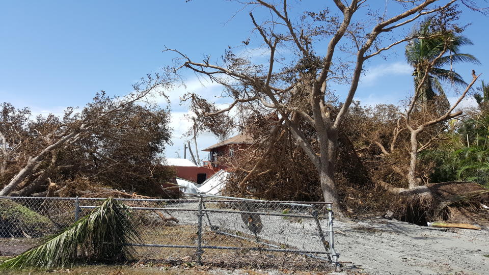 Renee Nadolink's home post-Irma. (Photo: David Lohr/HuffPost)