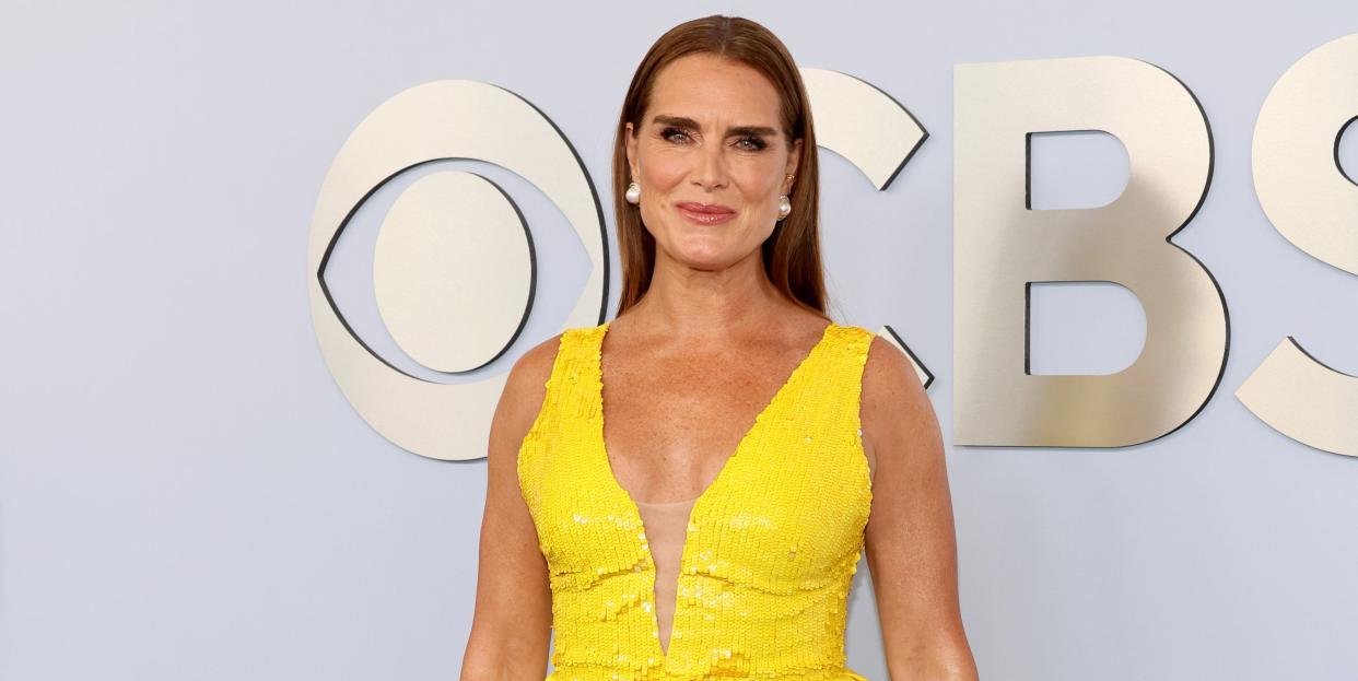 new york, new york june 16 brooke shields attends the 77th annual tony awards at david h koch theater at lincoln center on june 16, 2024 in new york city photo by dia dipasupilgetty images