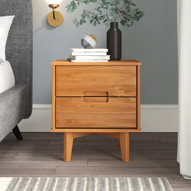 Mags Solid Wood Nightstand. Image via Wayfair.