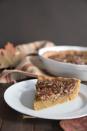 <p>Pecan pie has that amazing chewy texture and deliciously nutty flavor. This keto sugar-free pie from <a href="https://alldayidreamaboutfood.com/best-low-carb-maple-pecan-pie/" rel="nofollow noopener" target="_blank" data-ylk="slk:All Day I Dream About Food;elm:context_link;itc:0;sec:content-canvas" class="link ">All Day I Dream About Food</a> is made with almond flour pie crust, keto friendly sweeteners, and some vanilla or maple extract to round it all out.</p>