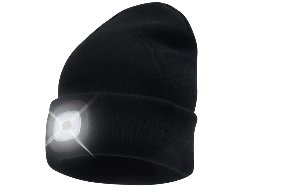 <p><strong>HEAD LIGHTZ</strong></p><p>amazon.com</p><p><strong>$29.99</strong></p><p>Do they love the great outdoors, especially at night? This LED beanie has a built-in battery that's long-lasting and rechargeable. There are three brightness settings and an array of hat colors and designs to choose from. Plus, you can easily remove the light to wash the hat in your machine. </p>