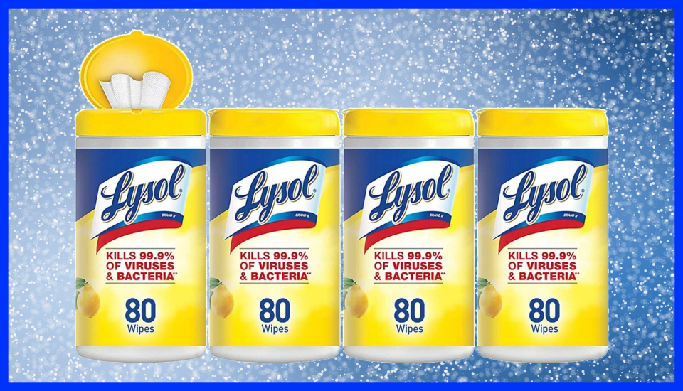 Now's your chance to stock up on Lysol Disinfecting Wipes. (Photo: Amazon)