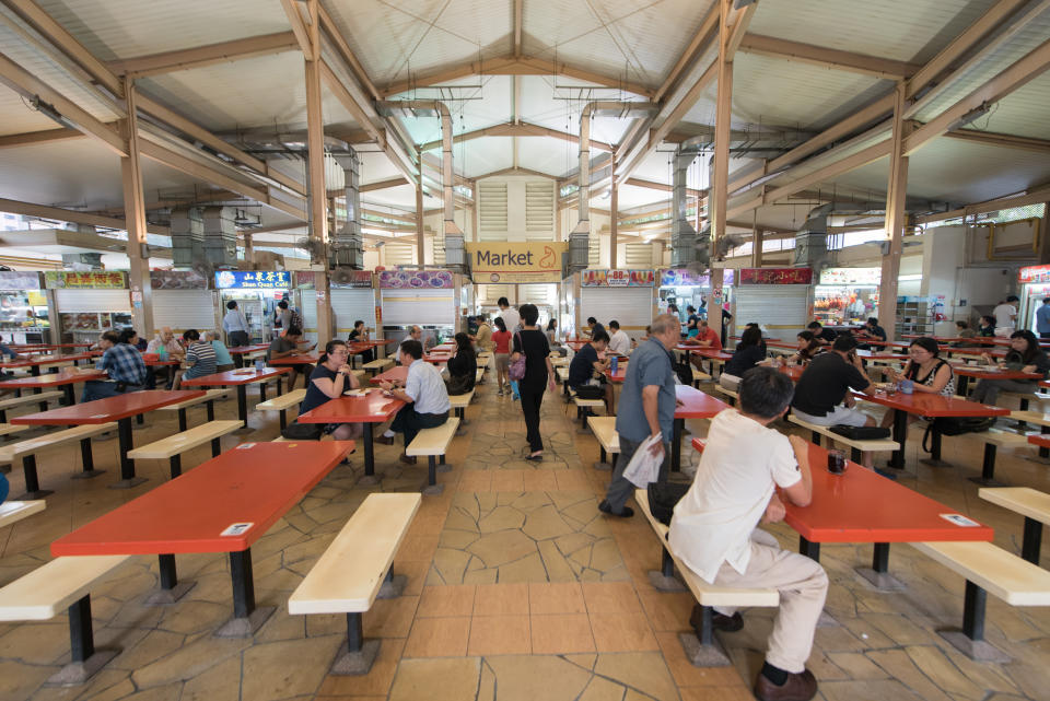 A hawker centre in Singapore. (Yahoo News Singapore file photo)