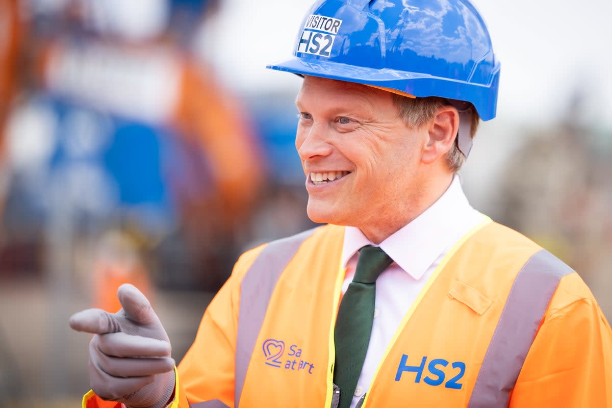 Former transport secretary Grant Shapps has hinted at changes to HS2 (Getty)