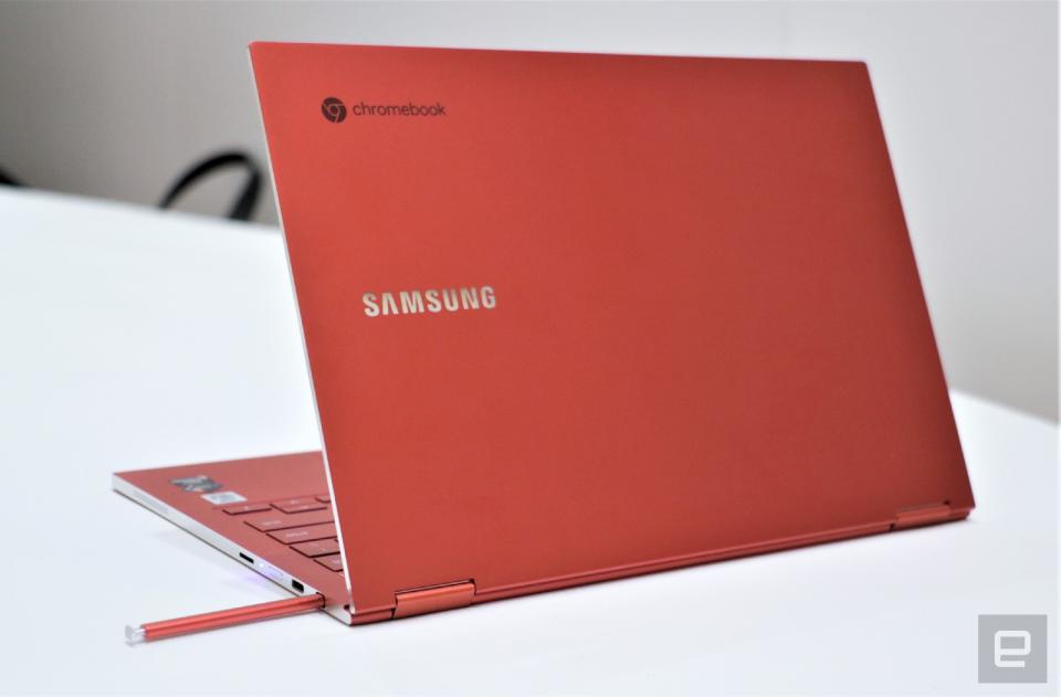 Samsung Galaxy Chromebook hands-on at CES 2020