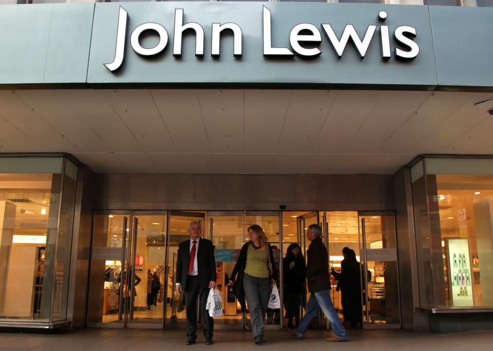 File photo dated 16/01/12 showing the John Lewis store in London. The John Lewis Partnership (JLP) is to reveal the full impact of the mass closure of its department stores as partners will also eagerly await updates regarding its ongoing strategic review.