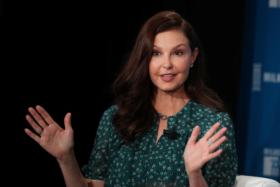Actress Ashley Judd speaks at the Milken Institute's 21st Global Conference in Beverly Hills, California, U.S. April 30, 2018. REUTERS/Lucy Nicholson