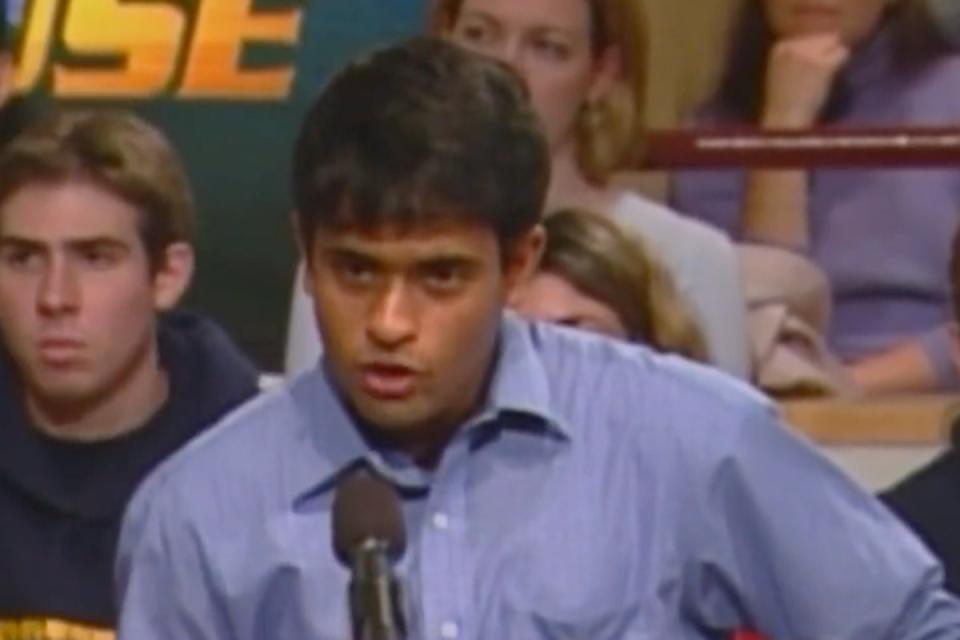 Vivek Ramaswamy on Hardball on MSNBC in 2003 (Screenshot / MSNBC)