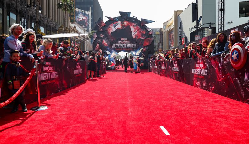 "Doctor Strange in the Multiverse of Madness" film premiere in Los Angeles