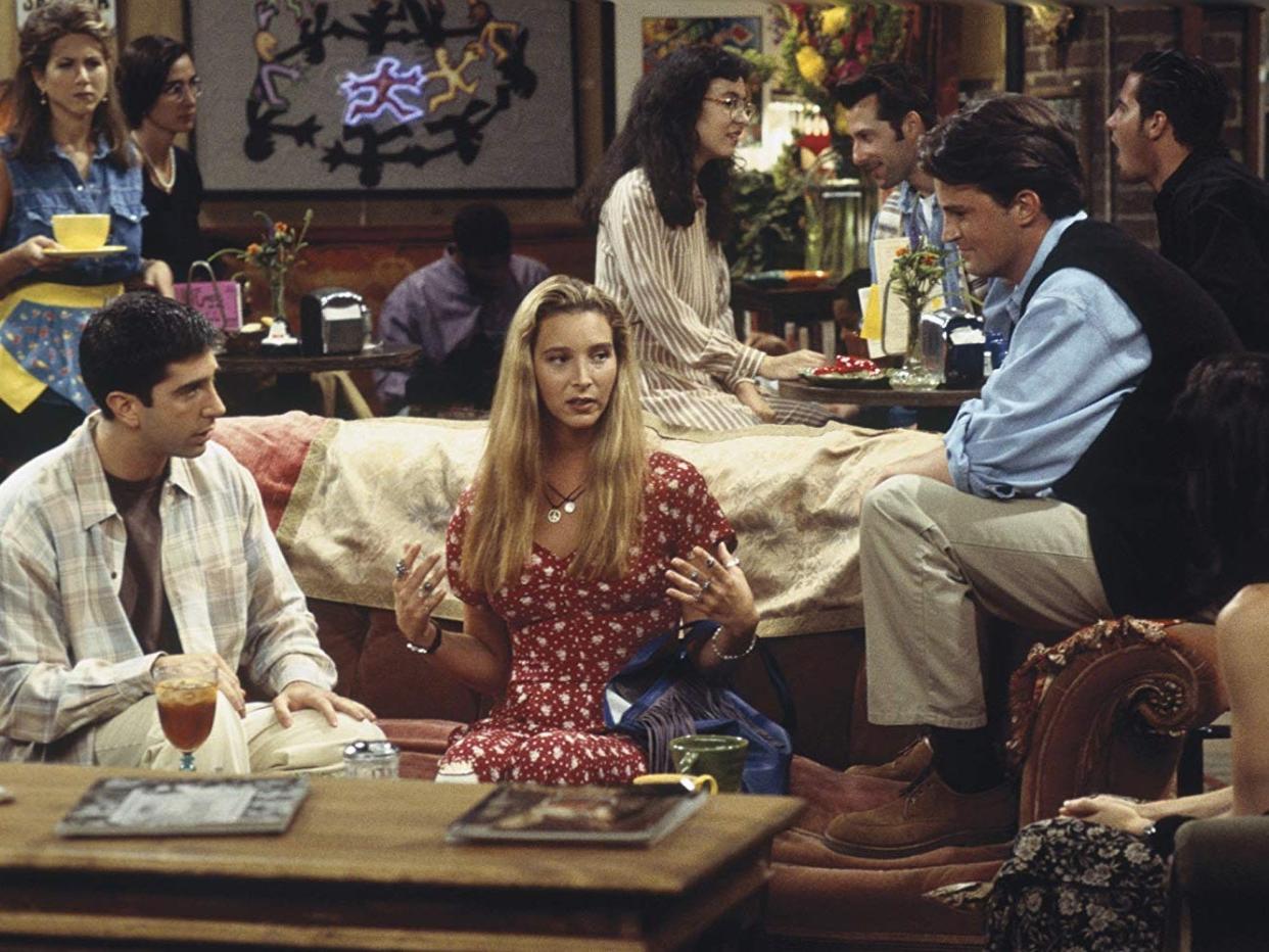 phoebe buffay friends red dress