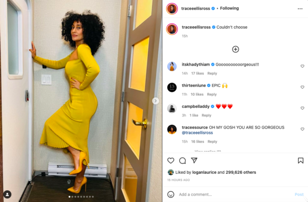 A Ray of Sunshine': Tracee Ellis Ross Brighten's Up Fans Days with