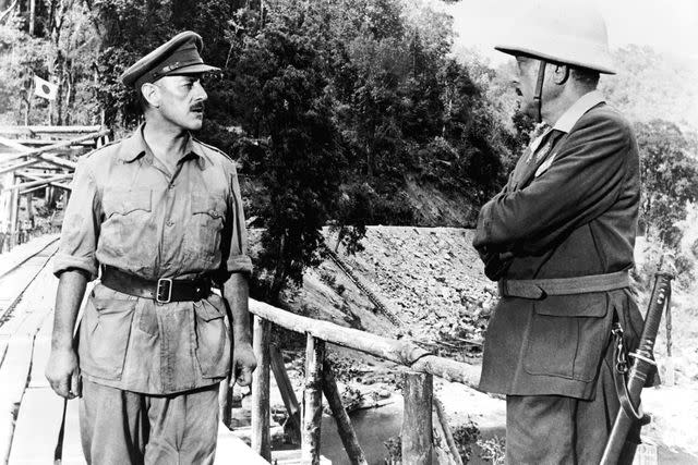 Everett Collection Alec Guinness and Sessue Hayakawa in 'The Bridge on the River Kwai'