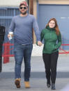 <p>Ariel Winter holds hands with boyfriend Luke Benward as they leave a lunch date on Dec. 28 in L.A. </p>