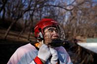 The Wider Image: On a frozen pond far from the Olympics, meet China's ice hockey veterans