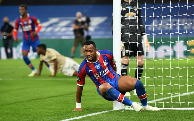 Ayew kidding me? Palace striker Jordan is denied by VAR 