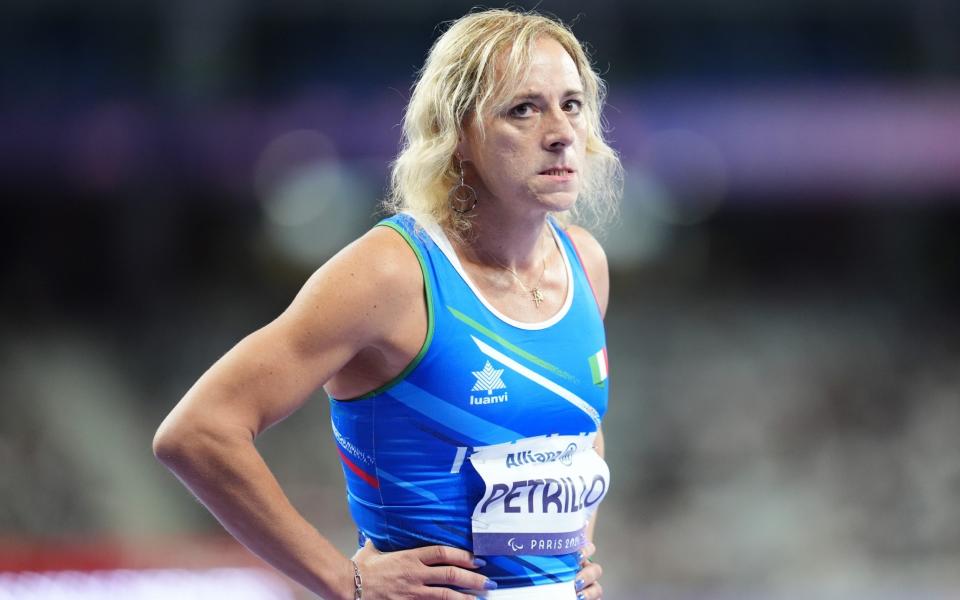 Valentina Petrillo failed to qualify for the final of the women's 400m - T12