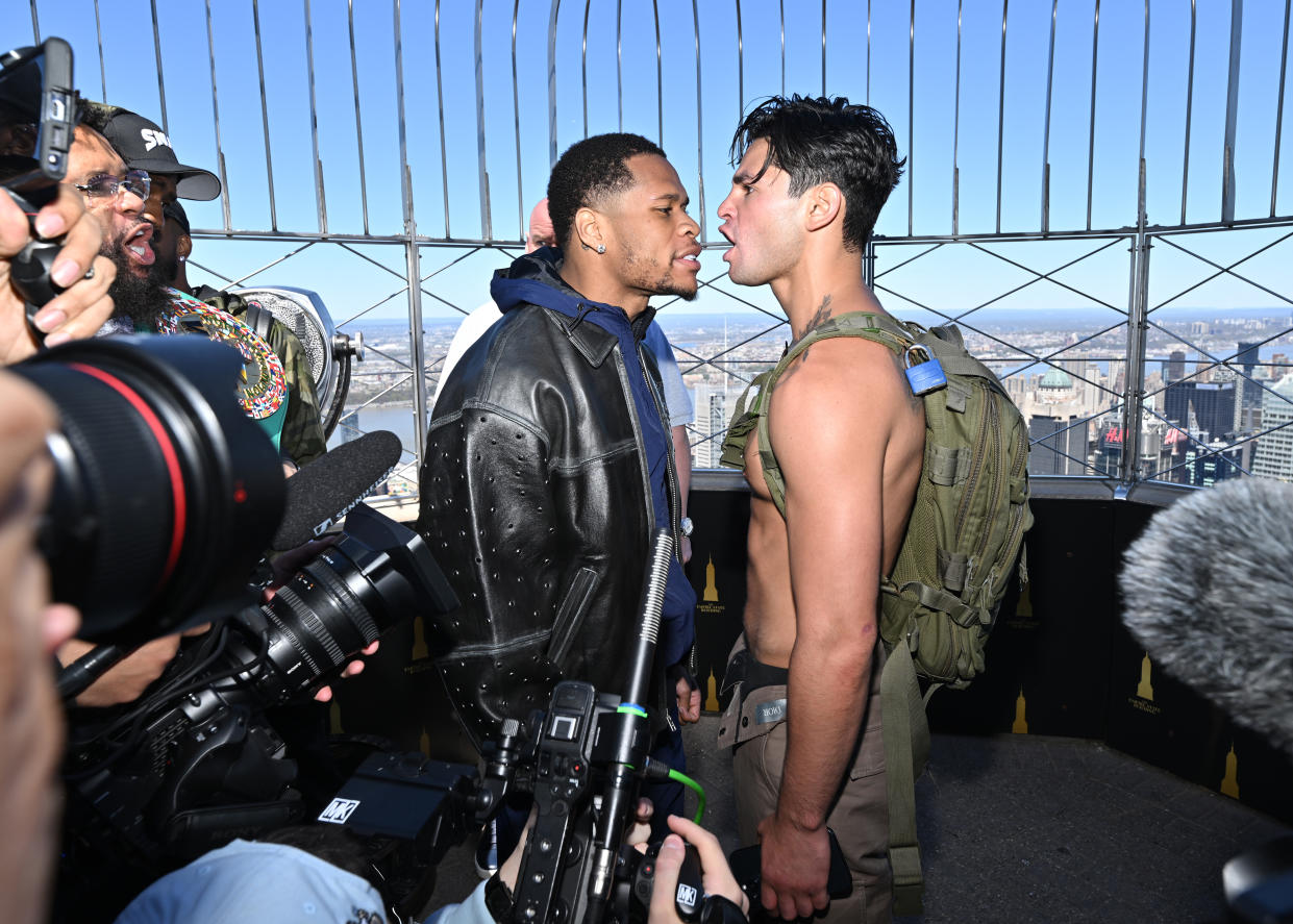 Boxers Devin Haney and Ryan Garcia 