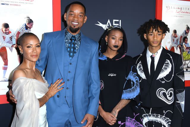 <p>Steve Granitz/WireImage </p> Jada Pinkett Smith, Will Smith, Willow Smith and Jaden Smith