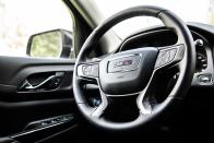 <p>An 8.0-inch touchscreen now is standard for the Acadia's infotainment system, which gains improved functionality, thanks in part to a much better ability to understand and accept voice commands.</p>