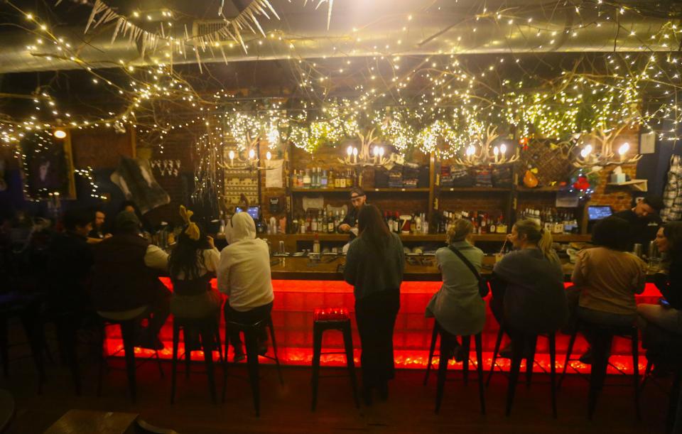 Blitzen, the 'pop up' bar at 220 W. Ninth Street, open Wednesdays-Saturdays through Dec. 23.