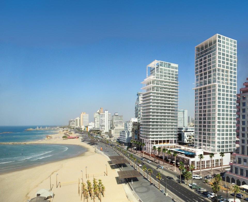 The David Kempinski hotel features sweeping views of Tel Aviv, the epicenter of Israeli film and TV production.