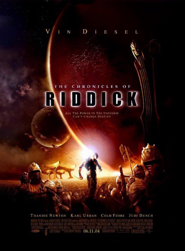 ‘The Chronicles of Riddick’ poster (Photo: Universal)