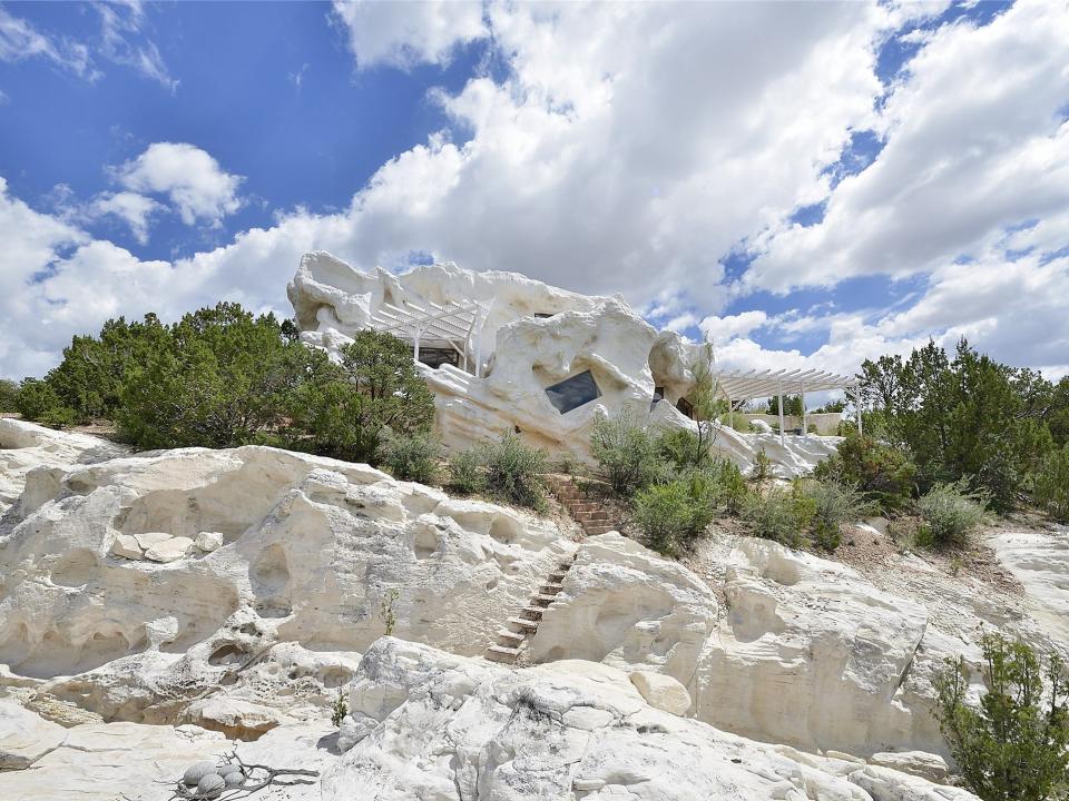 The exterior of the cloud home.