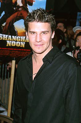 David Boreanaz at the Hollywood premiere of Touchstone's Shanghai Noon