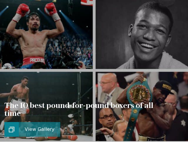 The 10 best pound-for-pound boxers of all time, featuring Floyd Mayweather