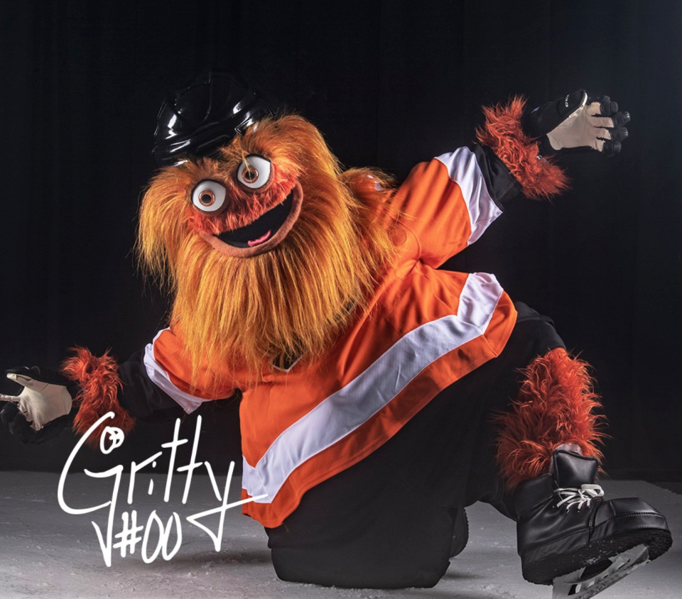 The Philadelphia Flyers unveiled a new mascot today. And no, this is not a joke.