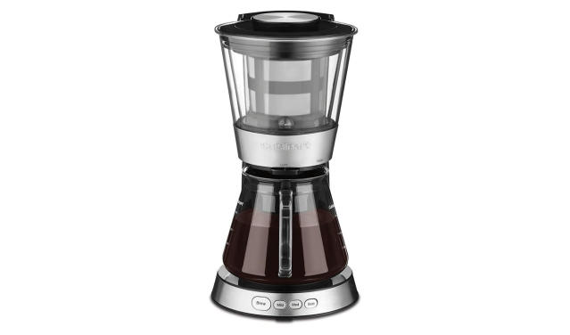  Cuisinart DCB-10P1 Automatic Cold Brew Coffeemaker with 7-Cup  Glass Carafe, Silver and Black: Home & Kitchen