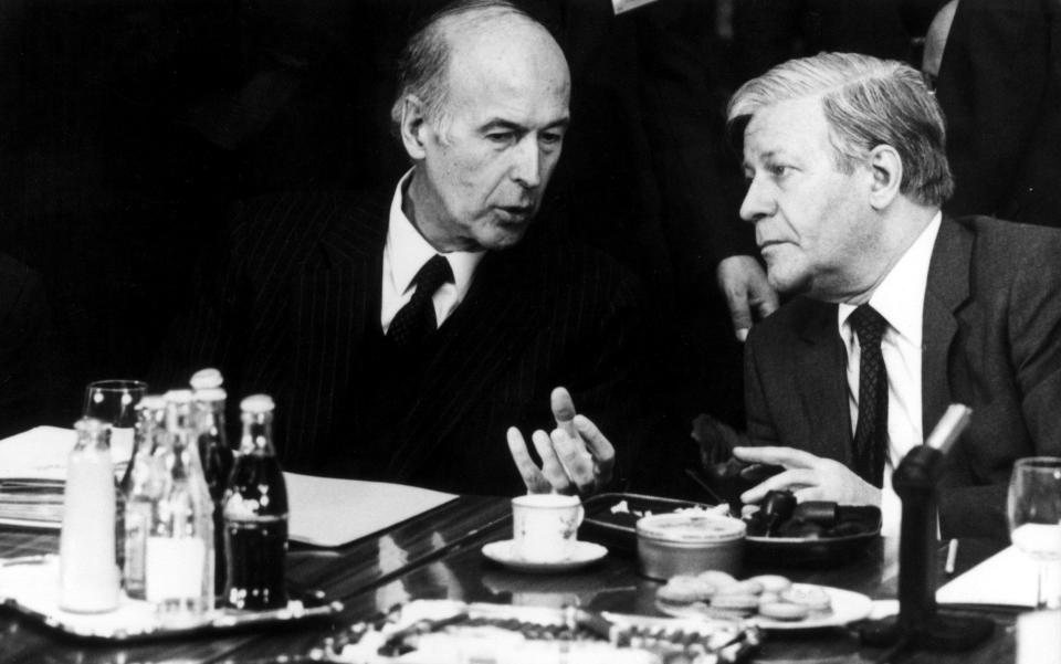 Giscard formed a close relationship with Schmidt, his German counterpart - GETTY IMAGES