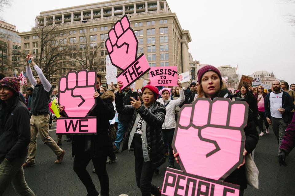 Scenes from the Women’s March on Washington