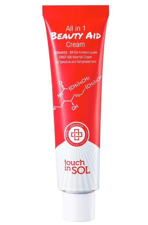 Normal skin requires no less attention than other skin types. It still benefits from regular cleansing, exfoliating and moisturising. Product choice will often depend on personal preference for textures, smells and ingredients. If you are occasionally prone to suffering from dehydration, a great option for moisturiser is the All in 1 Beauty Aid Cream from Korean brand Touch In Sol ($49.99 pictured and available in Priceline) which leaves skin feeling so hydrated and also delivers the most unbelievable base for makeup. The Malin & Goetz Vitamin E Face Moisturiser ($72 from Mecca Cosmetica) is also infused with antioxidants, Vitamin E and B5 to deliver hydration in a non-greasy formula.